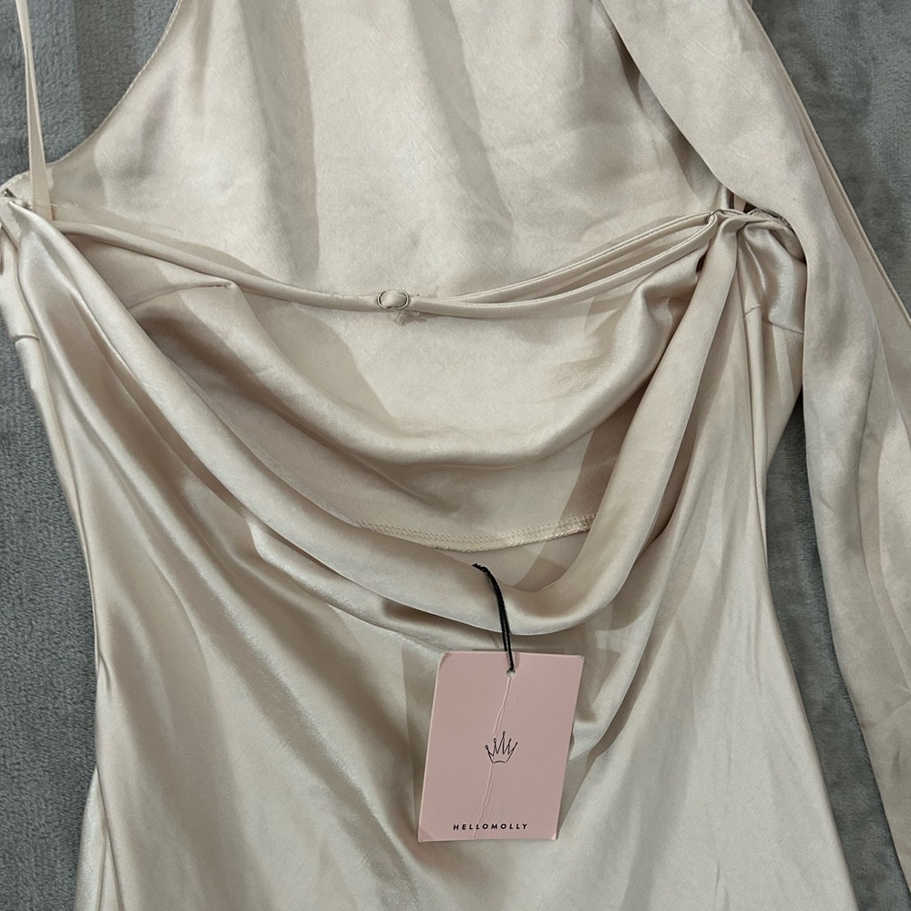 NWT Hello Molly Athenian satin maxi dress - Picture 9 of 16